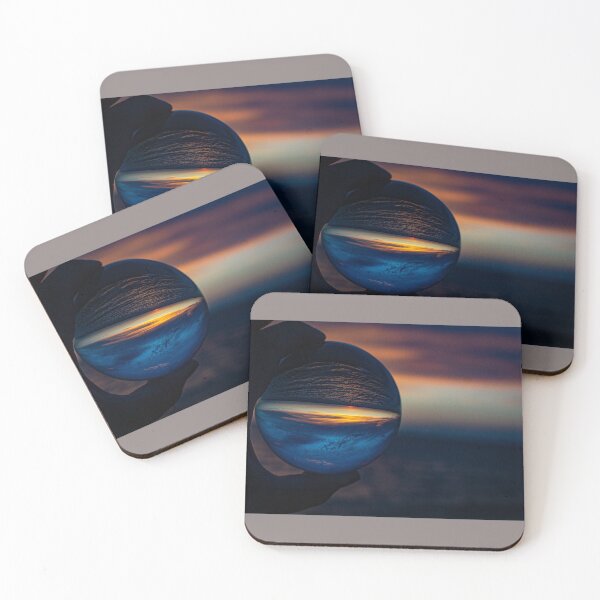 Item preview, GLASS BALL SUNSET ON LAKE MICHIGAN  designed and sold by Joshua  Satterlee.