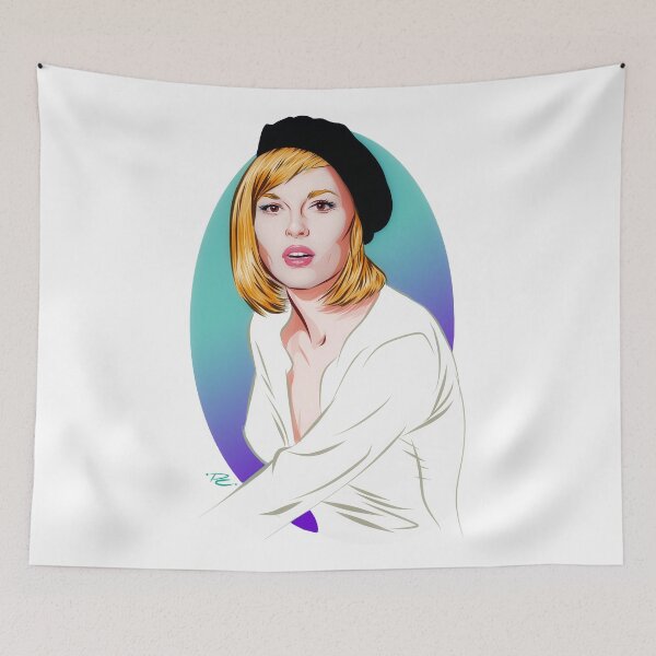 Item preview, Faye Dunaway - An illustration by Paul Cemmick designed and sold by TIGERDAVER.