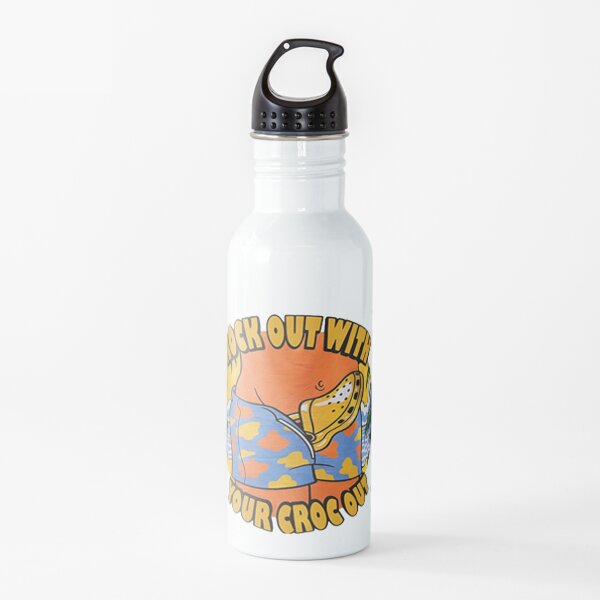 Rock out with your croc out crocs Water Bottle