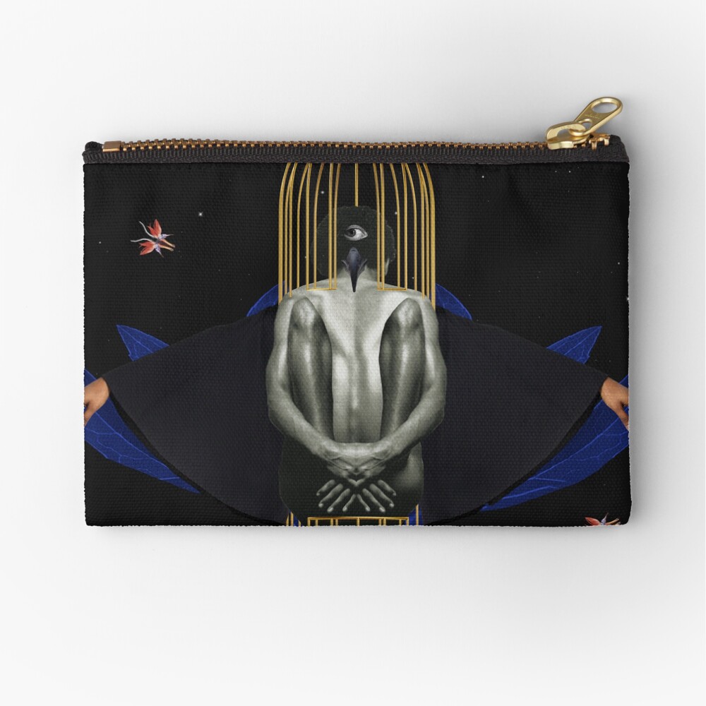 Blackbird - Freedom, Independence, Bird, Fly Zipper Pouch