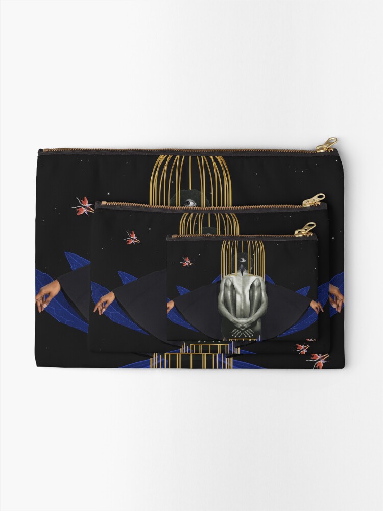 Alternate view of Blackbird - Freedom, Independence, Bird, Fly Zipper Pouch