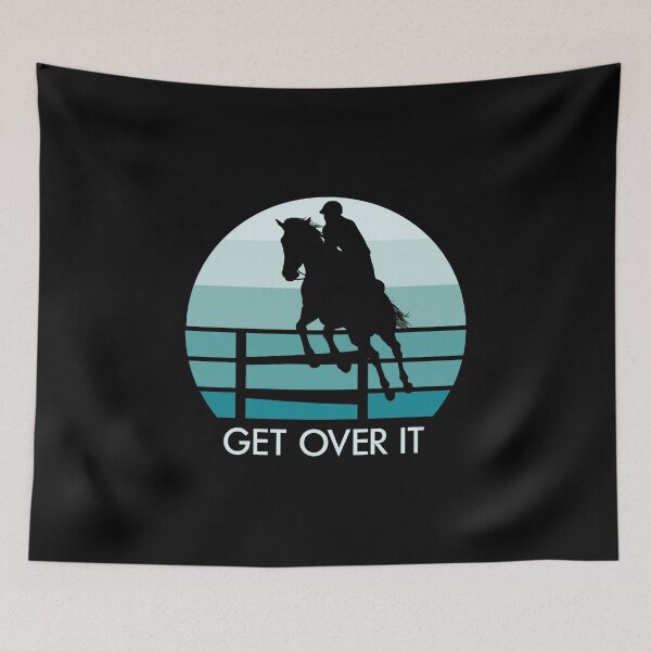 Item preview, Equestrian, Horse design - Get Over It designed and sold by EstelleStar.