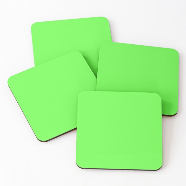 Item preview, Pantone neon Florescent Green Gecko pure fashion summer clear colour designed and sold by fuzzyfox.