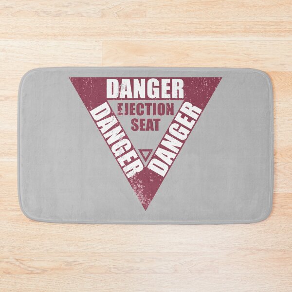Item preview, DANGER Ejection Seat (distressed) designed and sold by StrongVlad.