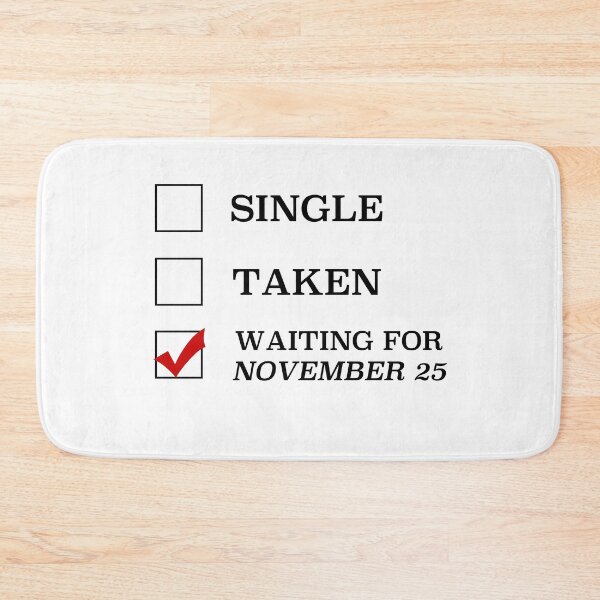 Item preview, Single Taken Waiting for November 25 designed and sold by cristinaandmer.