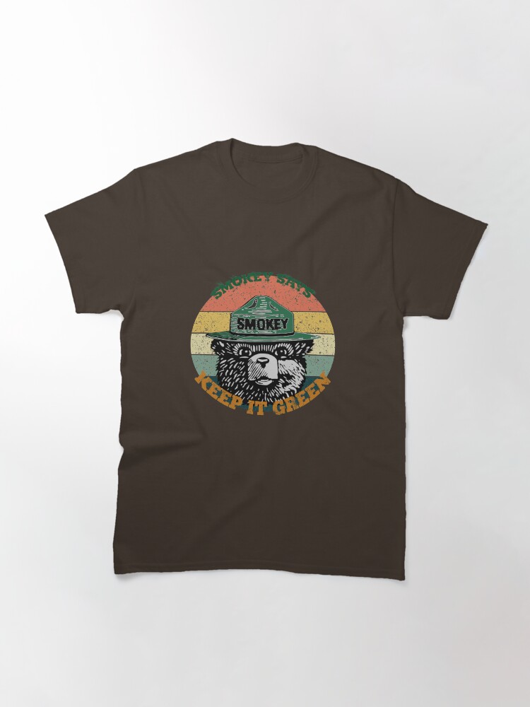 smokey says keep it green t shirt