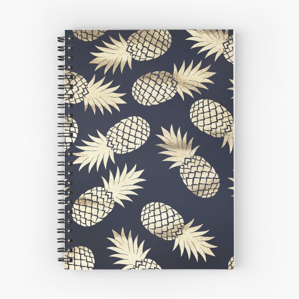 Item preview, Pretty Pineapples Dark Navy Blue Gold Geometric Rose Gold | blue and Gold | Face Masks Dust Masks  designed and sold by rdorsey8.