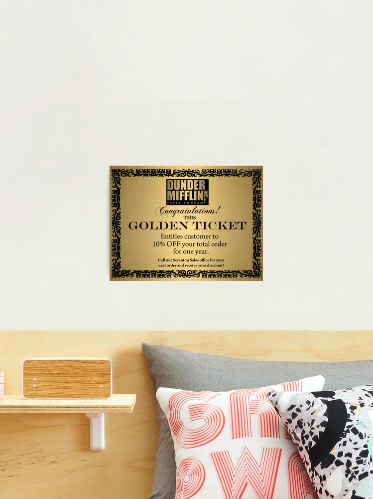 Golden Ticket | Photographic Print