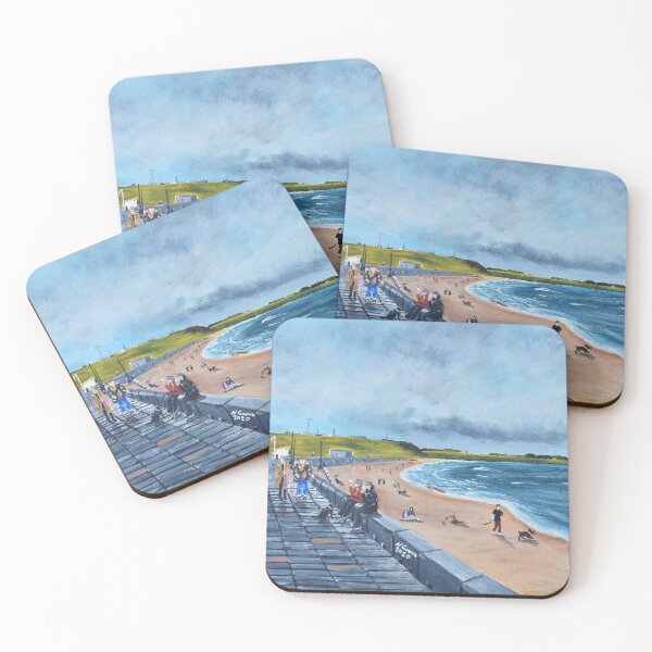 Item preview, Whitley Bay, with St Marys Lighthouse  designed and sold by CrossanArt.