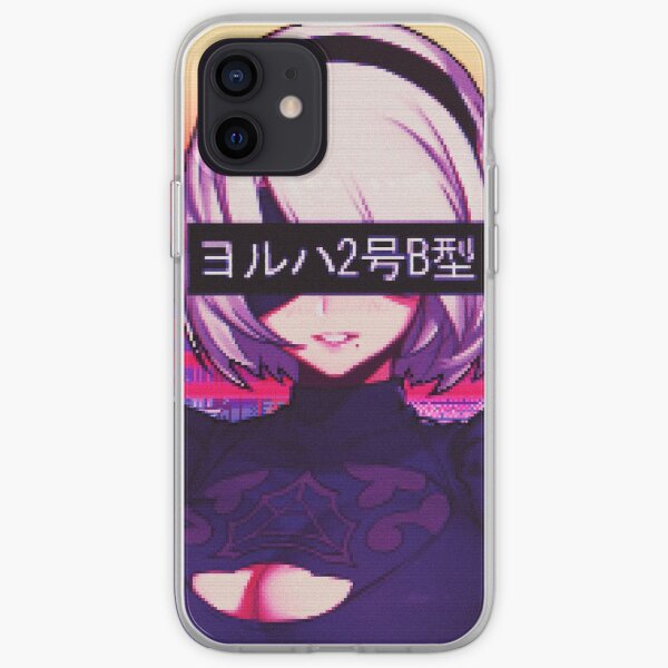 【Sadboys YoRHa No.2 Type B Vaporwave aesthetic.png】 iPhone Soft Case