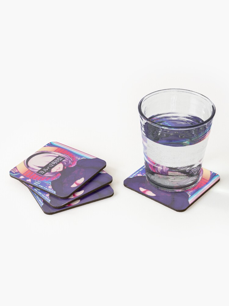 Alternate view of 【Sadboys YoRHa No.2 Type B Vaporwave aesthetic.png】 Coasters (Set of 4)