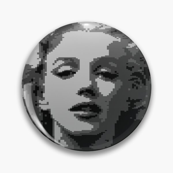 Item preview, Marilyn Monroe Pixellated Face designed and sold by weavernap.