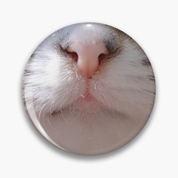 Item preview, Tabby cat white face pink nose designed and sold by Onyria Art.