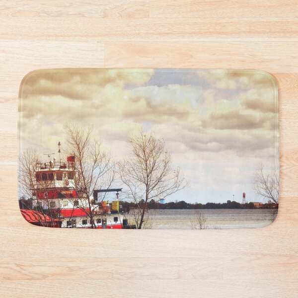 Item preview, Barge on the Mississippi designed and sold by RoxanneG.