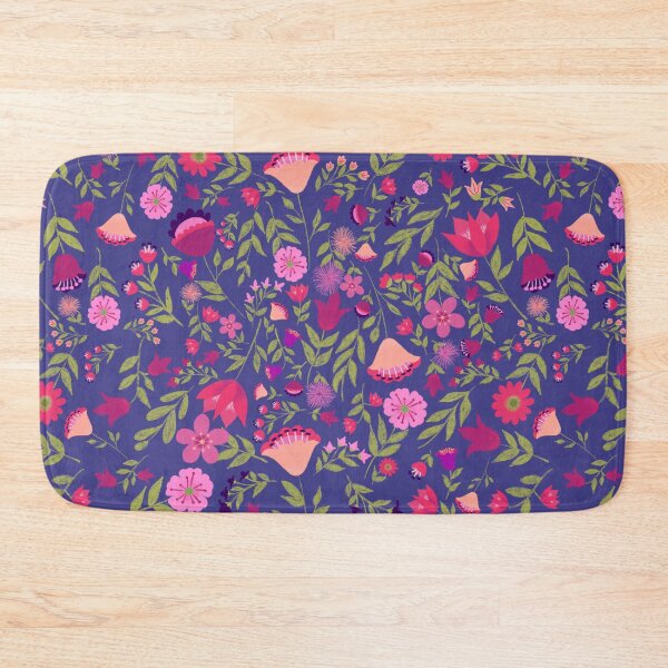 Item preview, Pink floral pattern designed and sold by allimays.