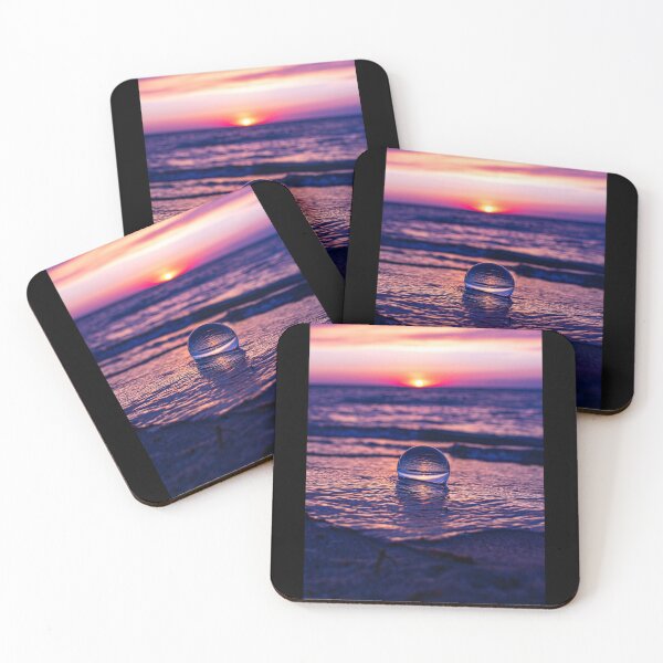 Item preview, Lake Michigan sunset with a lensball  designed and sold by Joshua  Satterlee.