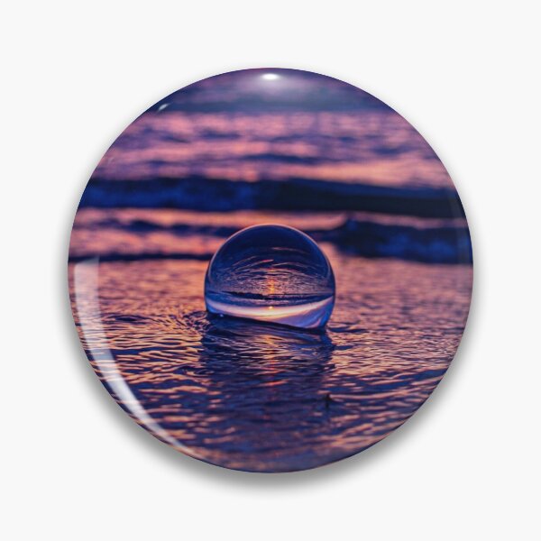 Item preview, Lake Michigan sunset with a lensball designed and sold by Joshua Satterlee.