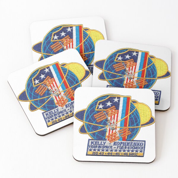 Item preview, ISS: One Year Mission Logo designed and sold by Nikki SpaceStuffPlus.