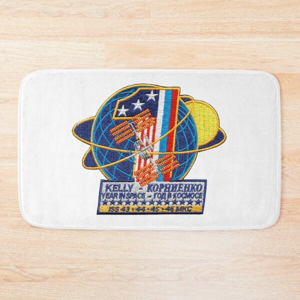 Item preview, ISS: One Year Mission Logo designed and sold by Nikki SpaceStuffPlus.