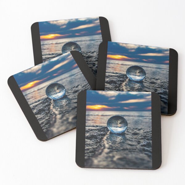 Item preview, Lake Michigan sunset with a lensball  designed and sold by Joshua  Satterlee.