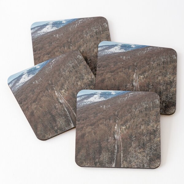 Item preview, Snowy road from above designed and sold by MarioGuti.