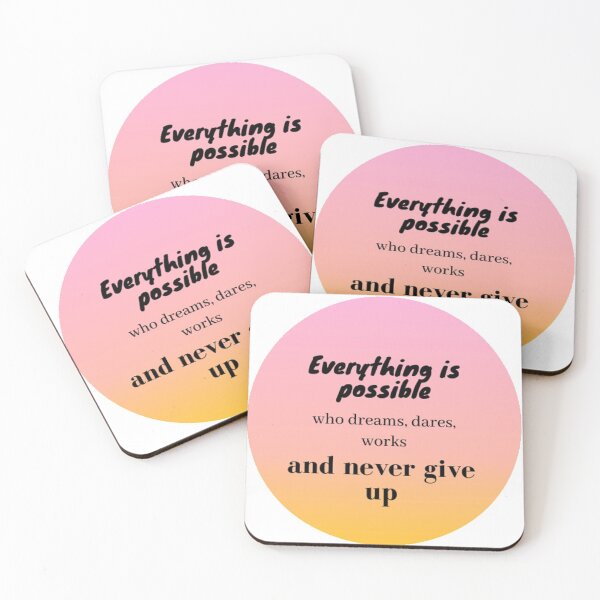 Item preview, Never give up-Motivation designed and sold by Desibeau.