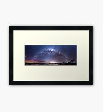 Aurora Australis and Milky Way Framed Print