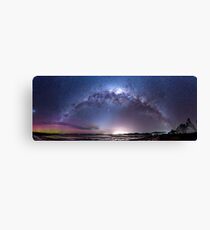 Aurora Australis and Milky Way Canvas Print