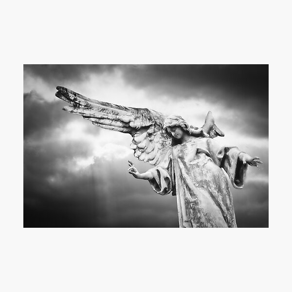 Sunset Angel Photographic Print
