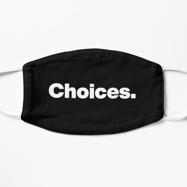 Choices. Type Graphic - Rupauls Drag Race - Tatianna - White Text Graphic Mask