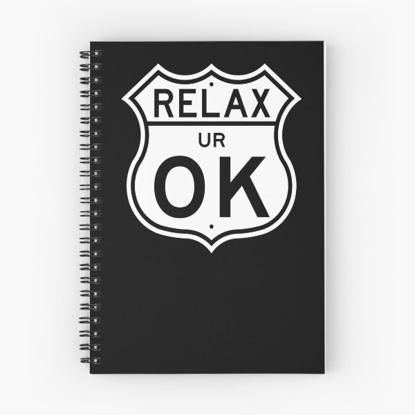 Item preview, RELAX U R OK Highway Road Sign designed and sold by Foxicopter.