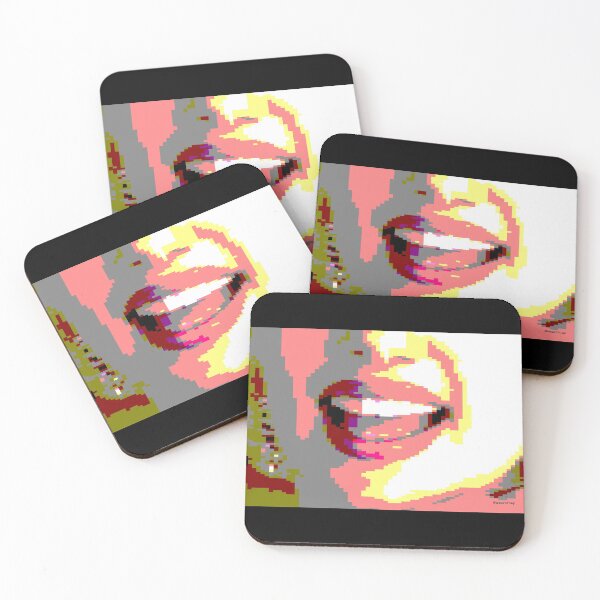 Item preview, Pixellated Marilyn Monroe Face Mask  designed and sold by weavernap.