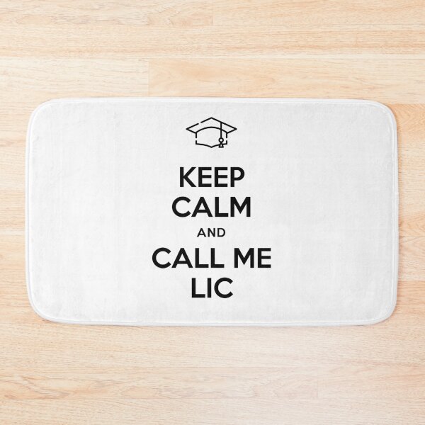 Item preview, Keep calm and Call me Lic designed and sold by Inspire Creativity.