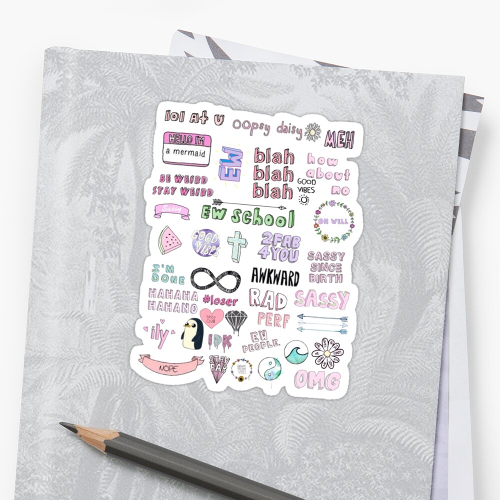 tumblr transparent collage sticker by internetokay redbubble