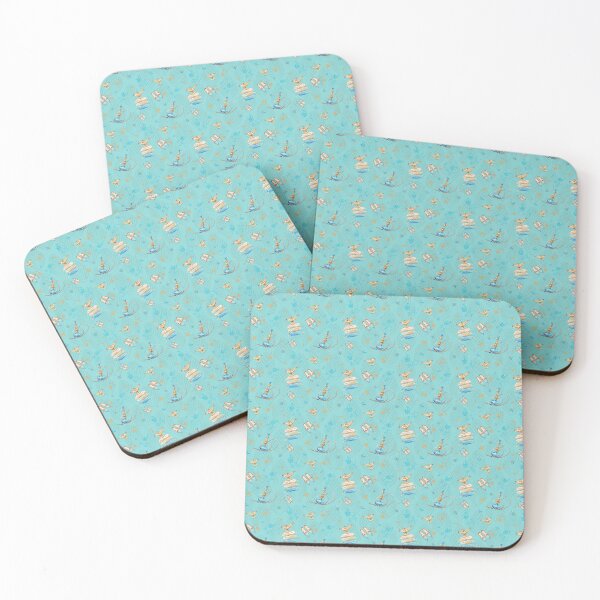 Item preview, Princess Jasmine Icons on Blue designed and sold by Rainbows Galore.