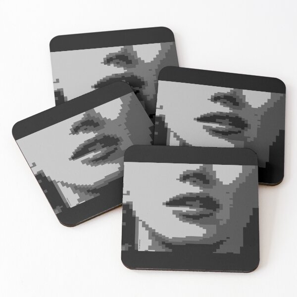 Item preview, Pixellated Marilyn Monroe Face Mask  designed and sold by weavernap.