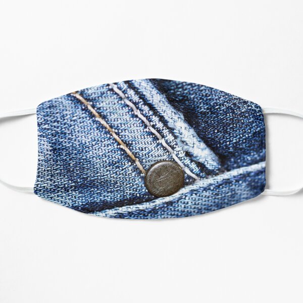 Blue Jeans Design toujours à la mode Masque sans plis