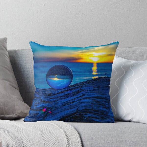 Item preview, Lake Michigan sunset with a lensball  designed and sold by Joshua  Satterlee.