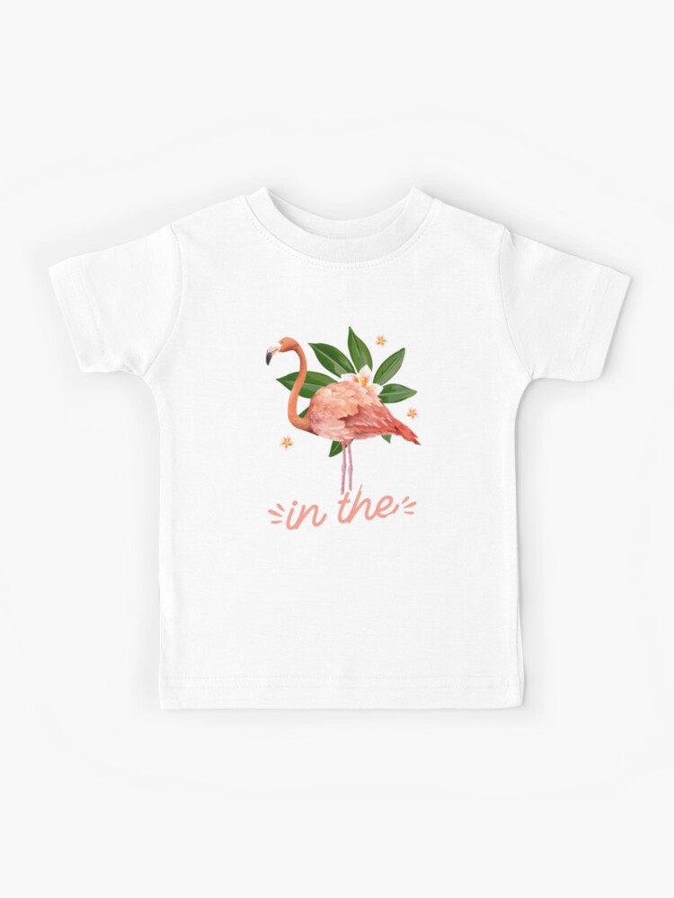 PINK FLAMINGO CUTE T-Shirts for Children, Kids, Girls, Women Premium T-Shirt