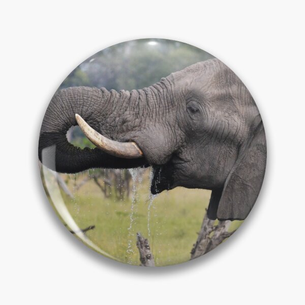 Item preview, African Elephant Drinking in the Okavango designed and sold by MinkMaguari.