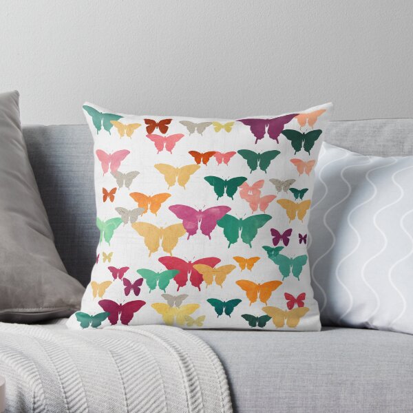 Butterflies & moths Throw Pillow
