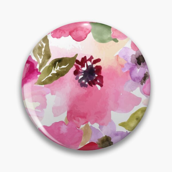 Item preview, Watercolor Flowers Pink Fuchsia designed and sold by junkydotcom.
