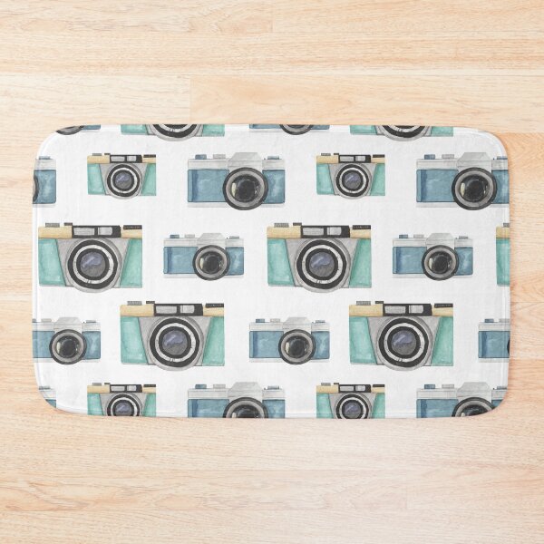 Item preview, Pretty Camera Photography Photographer| Blue Teal Watercolor | Pretty Face Masks Dust Masks  designed and sold by rdorsey8.