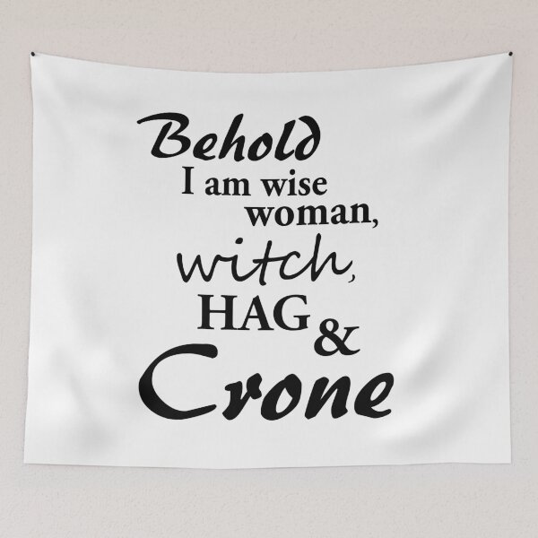 Item preview, Crone Witch Wise Woman designed and sold by Loveday Funck.