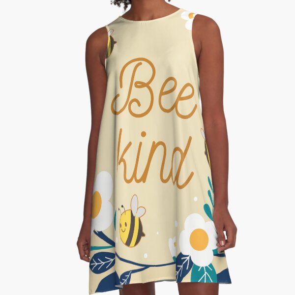 bee kind A-Line Dress