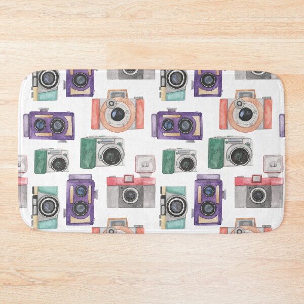 Item preview, Pretty Camera Flowers Photography Photographer| pink Blue Purple Flowers Watercolor | Pretty Face Masks Dust Masks  designed and sold by rdorsey8.