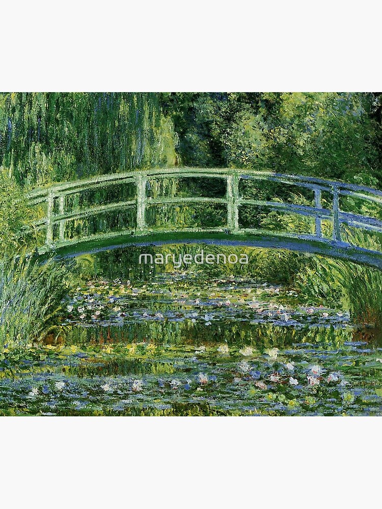 Water Lilies and the Japanese bridge - Claude Monet by maryedenoa