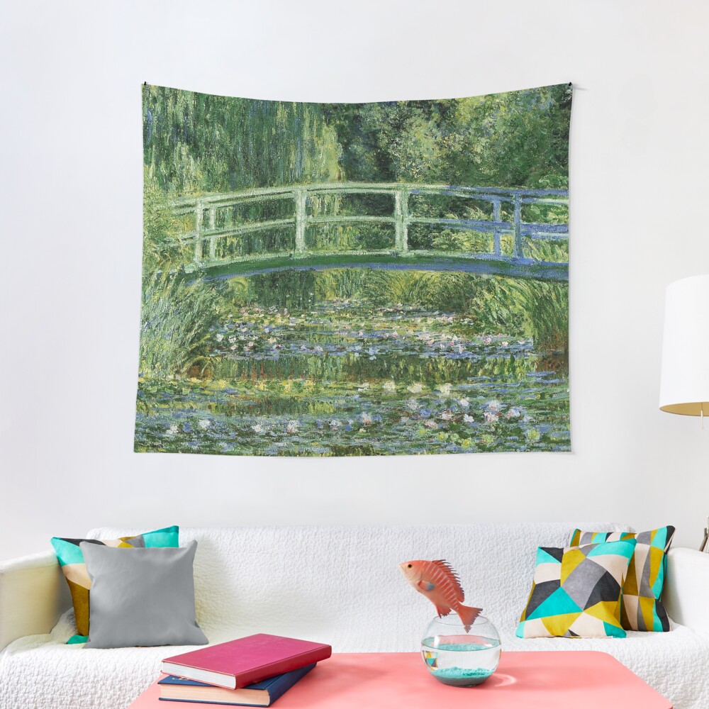 Water Lilies and the Japanese bridge - Claude Monet Tapestry