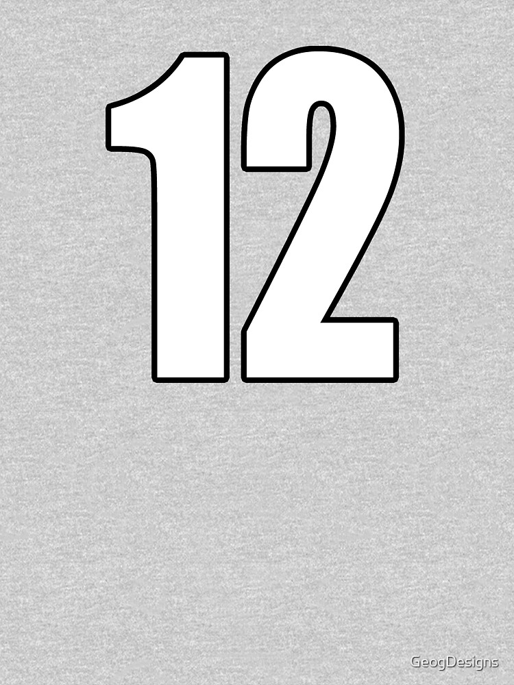 Number 12 number five - jersey number soccer sport | Art Board Print