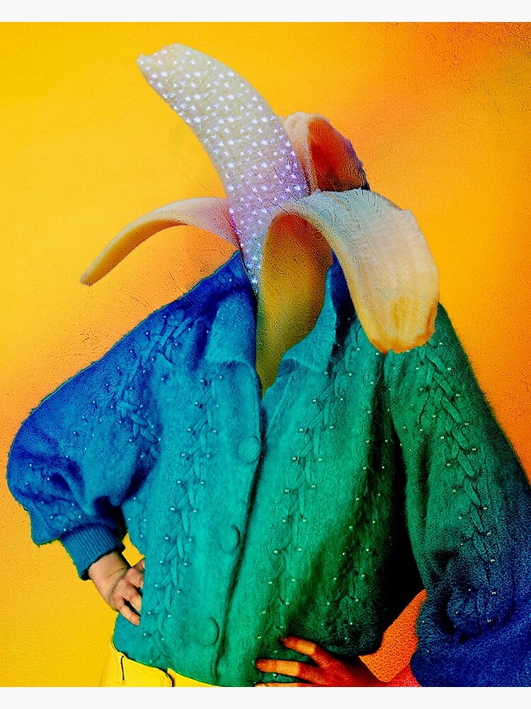 "Banana Girl" Art Print by FredsGallery Redbubble